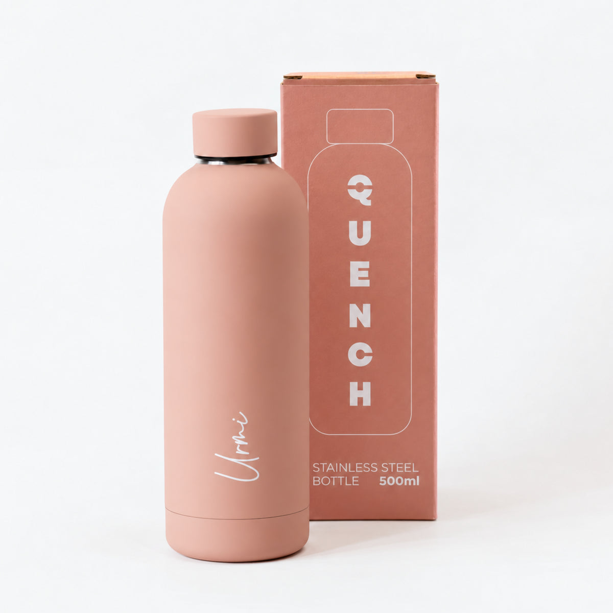 Quench - Personalised Water Bottle - Warm Peach