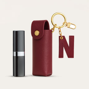 Personalised Lipstick Keychain - Wine