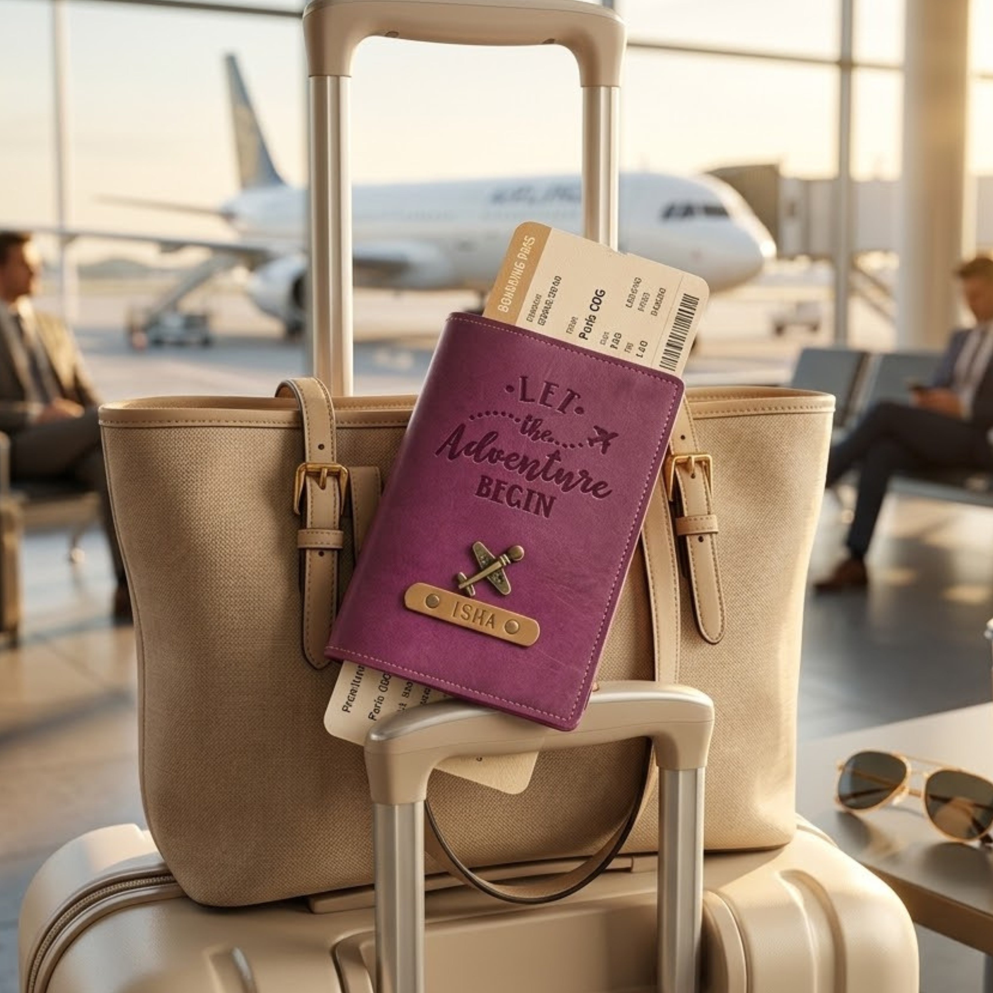 Let The Adventure Begin -  Passport Cover