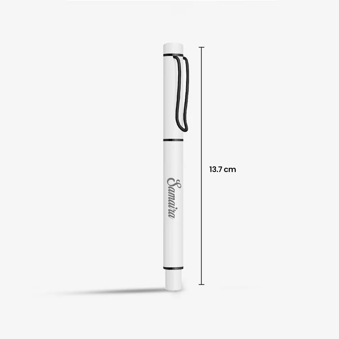 Sereno Personalised Pen - White