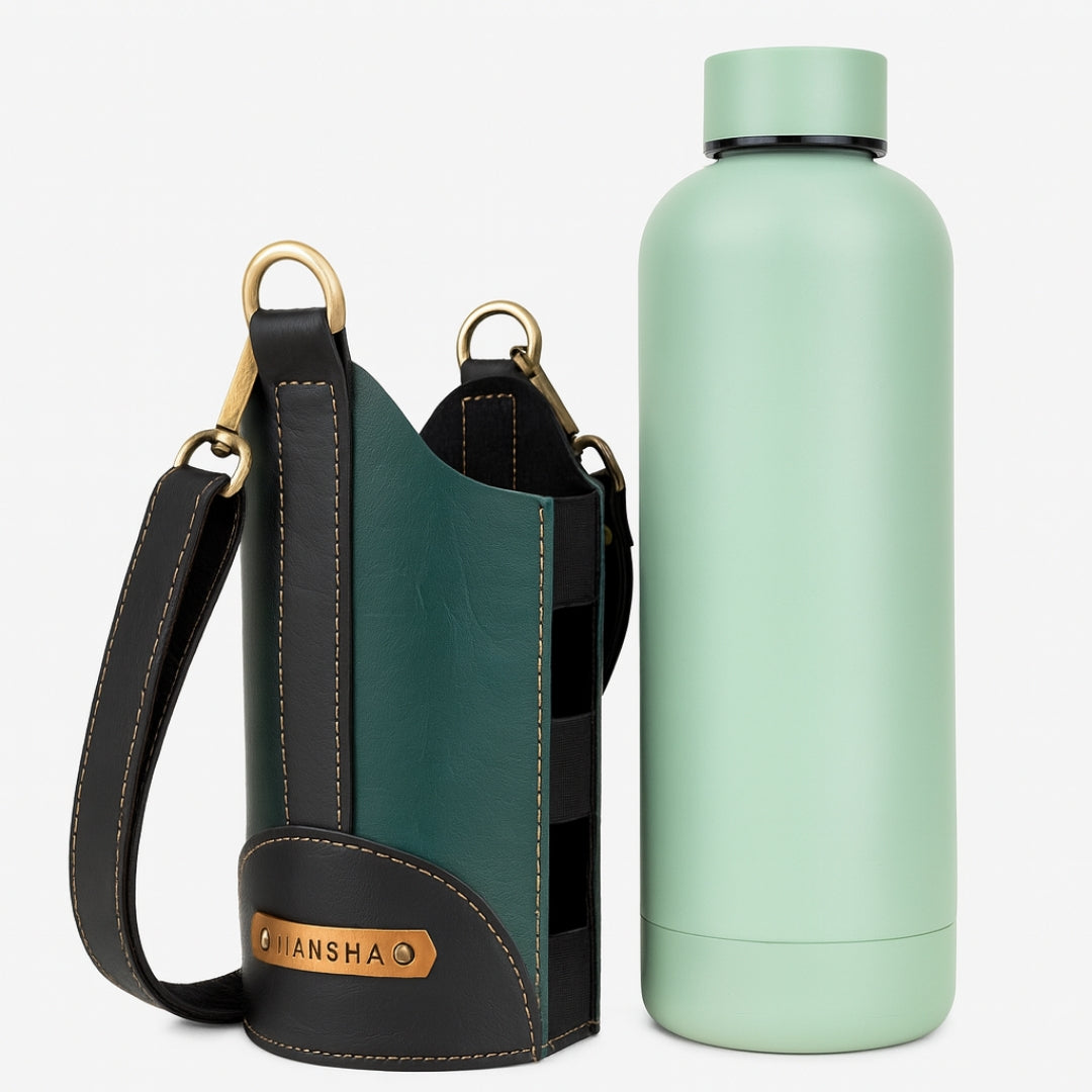 Crossbody Bottle Sling – Hands-Free Water Bottle Holder for 750 ml