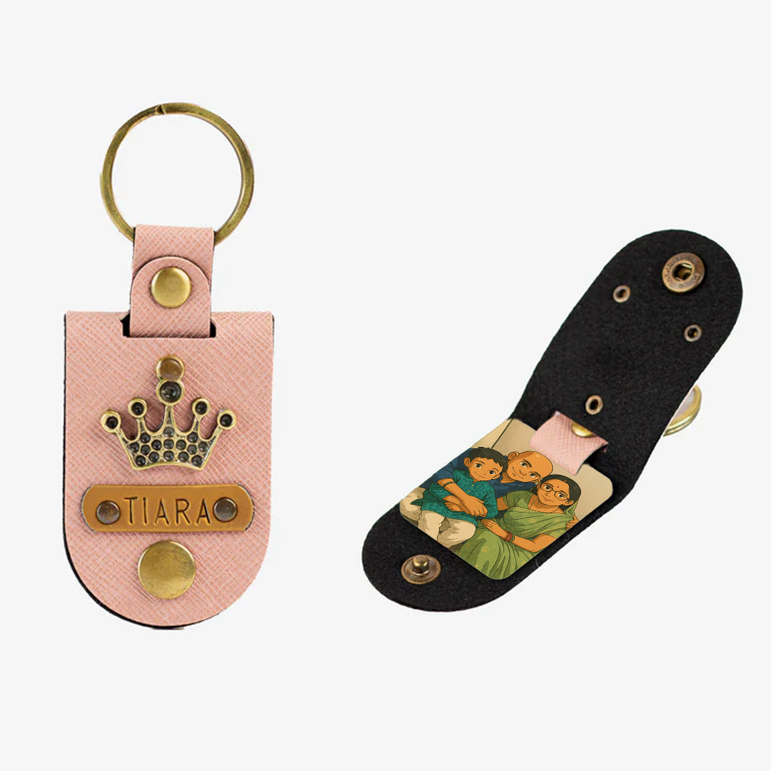 Anime Aura Photo Keychain