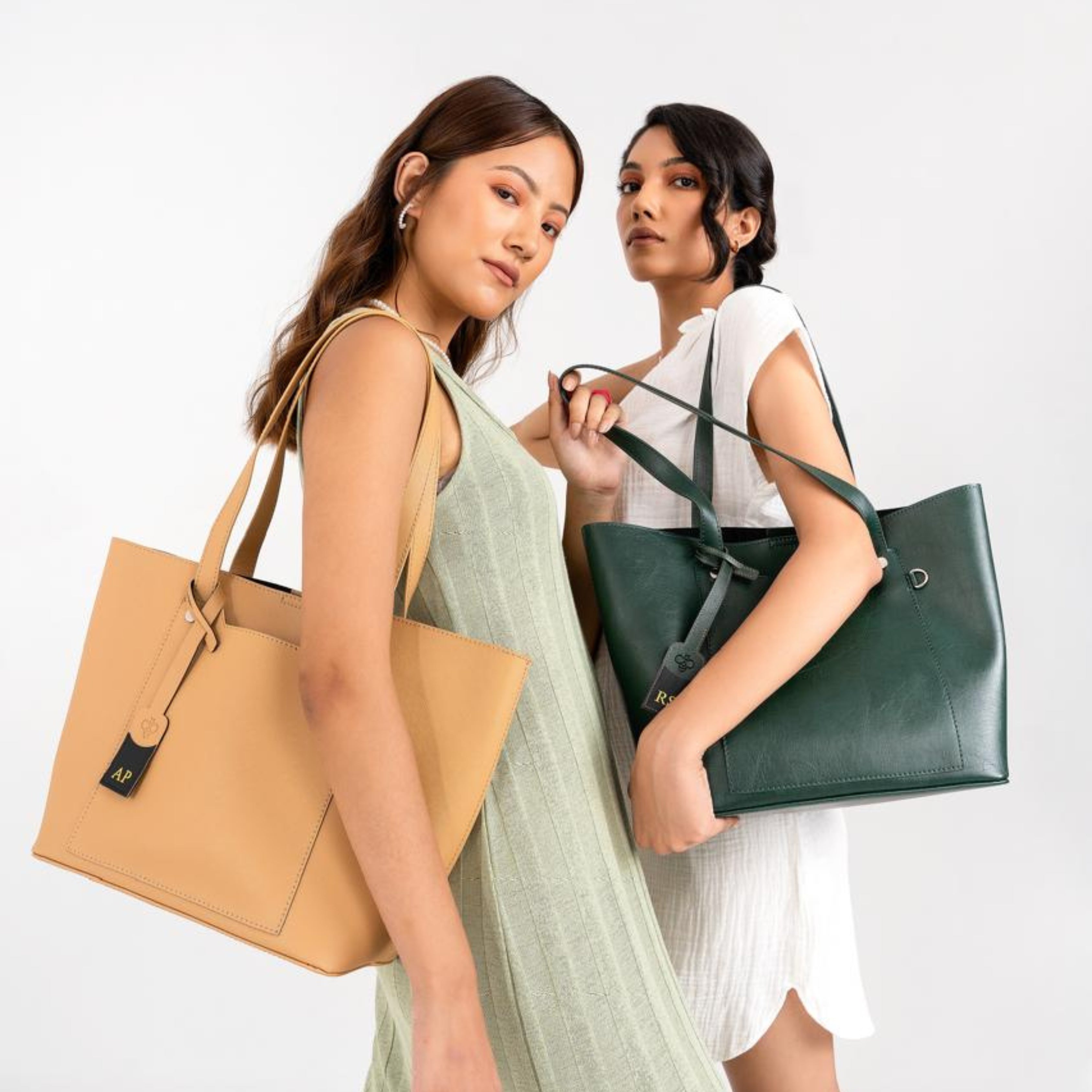 Personalised Classic Tote Bag - Forest Green