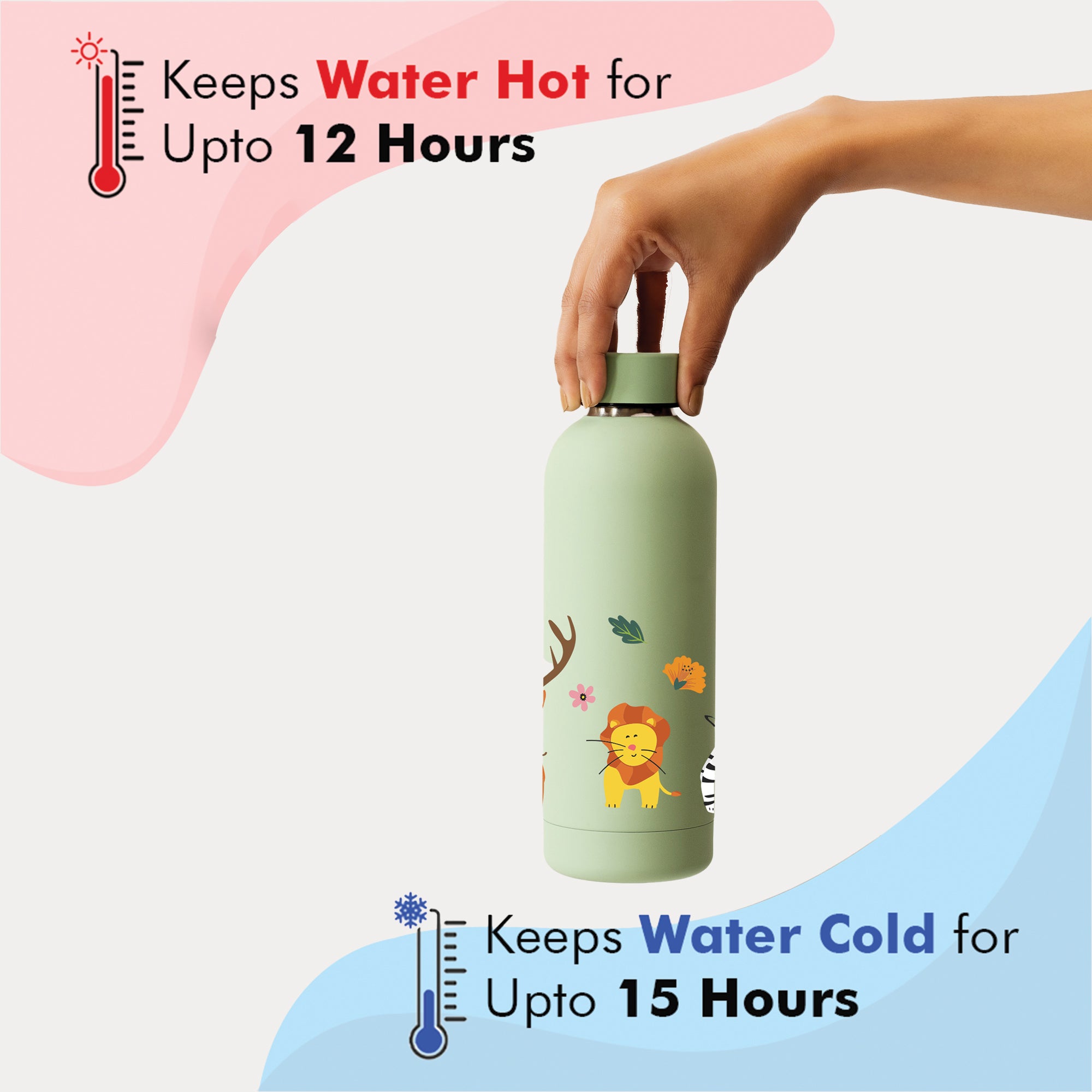 Quench - Personalised Water Bottle - Zoo Kingdom