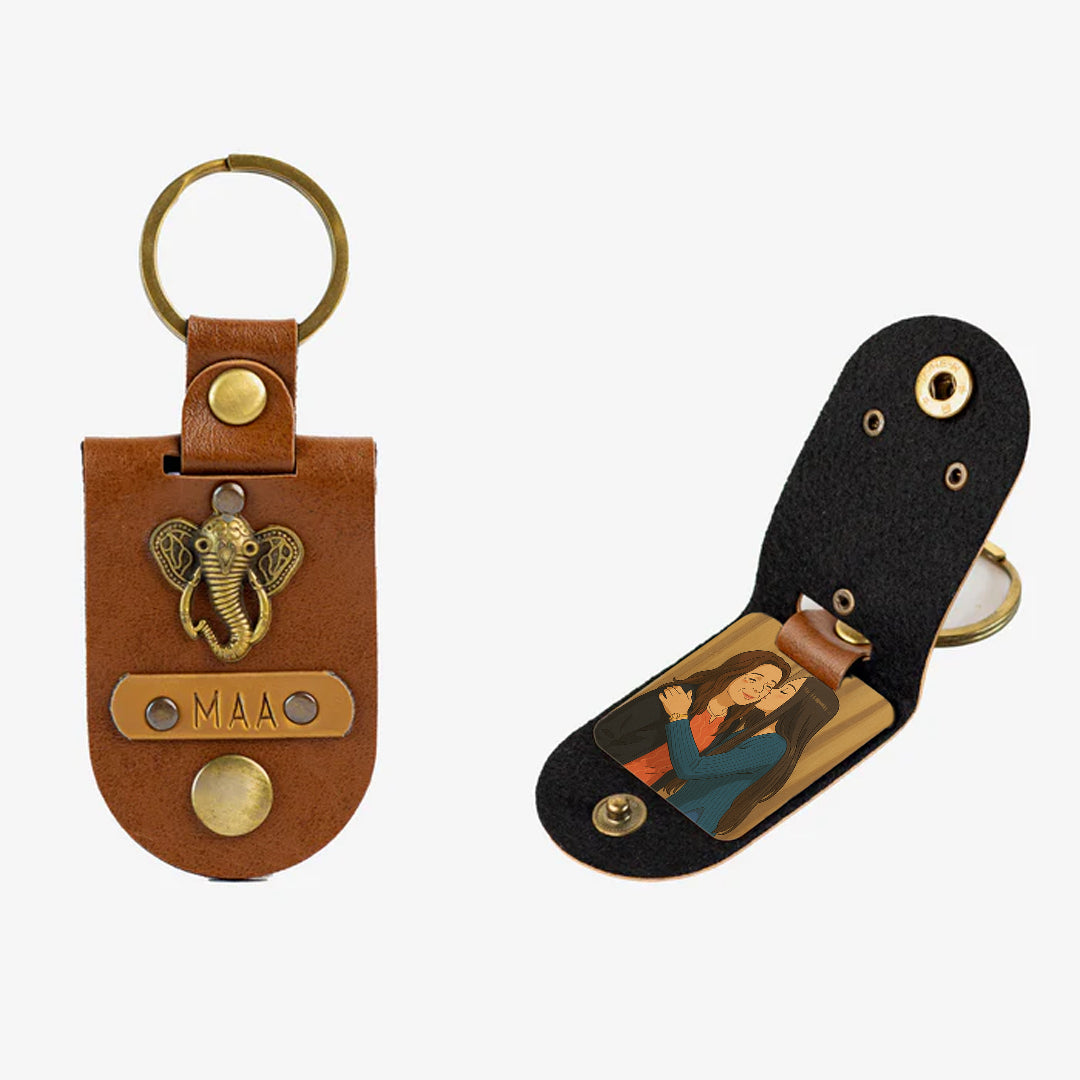 Anime Aura Photo Keychain