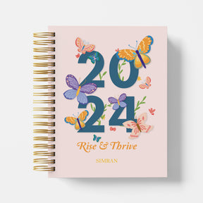 Personalised Planner 2024- Rise & Thrive (Dated)
