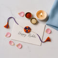 Raksha & Roots - Plantable Seed Rakhi - Dual Color - Cucumber & Chulai