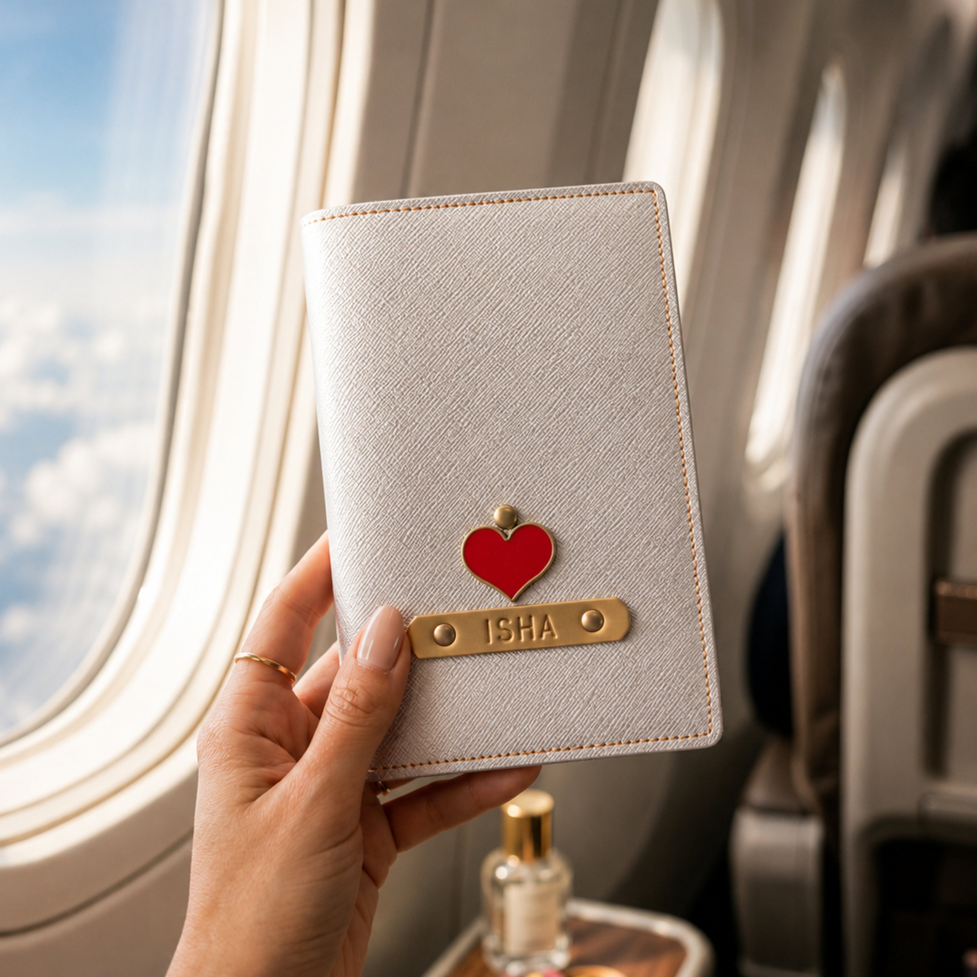 Personalized Passport Cover - Rose Gold