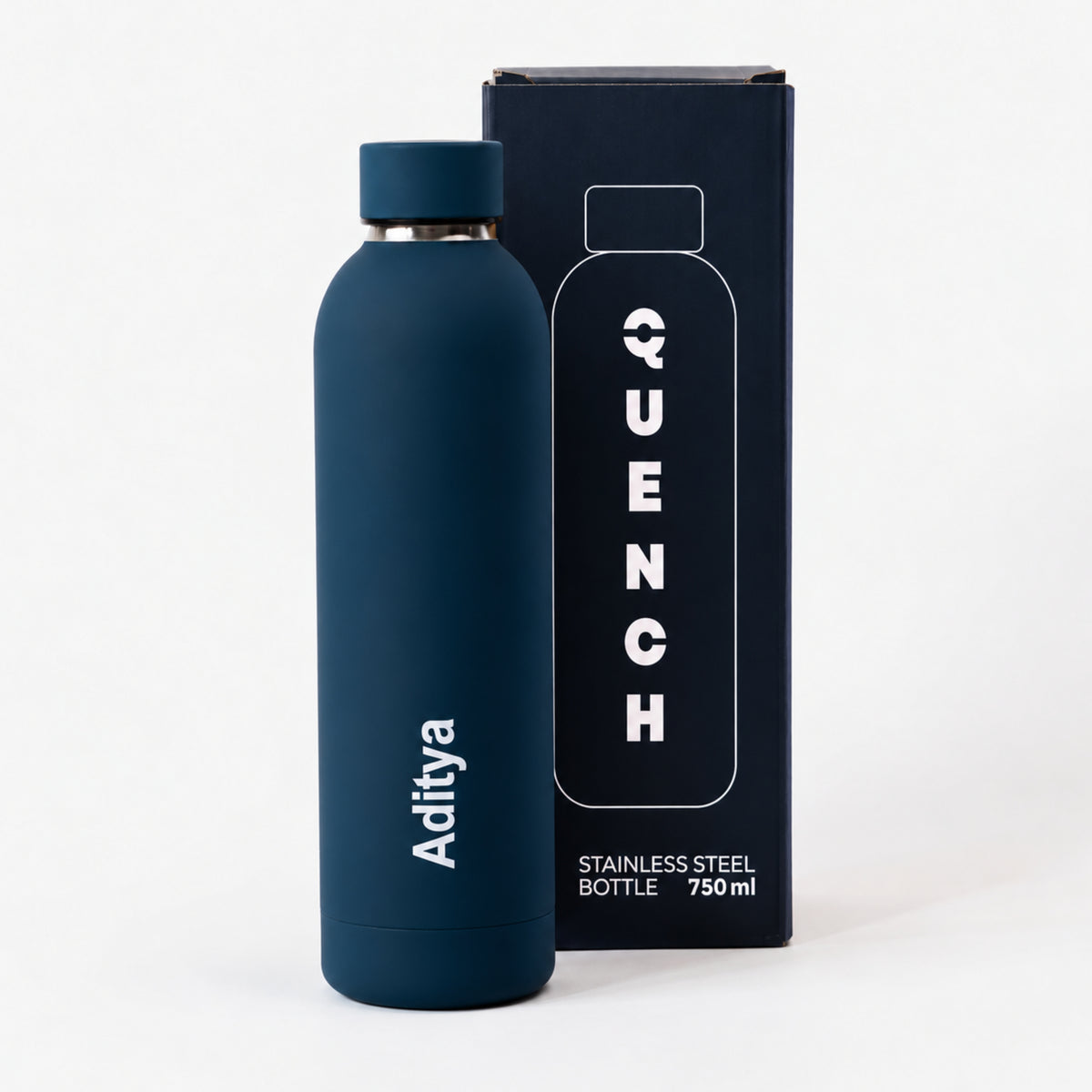 Quench - Personalised Water Bottle - Space Blue