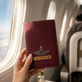 Personalized Passport Cover - Wine