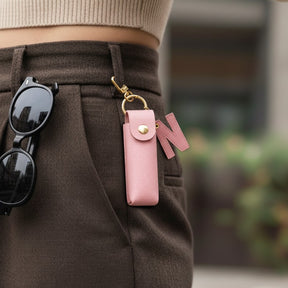 Personalised Lipstick Keychain - Salmon Pink