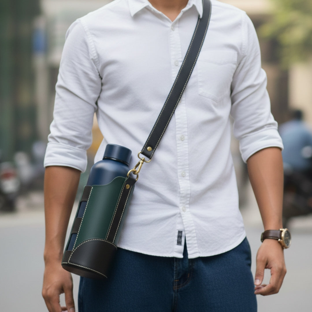 Quench - Everyday Bottle Sling - Forest Green