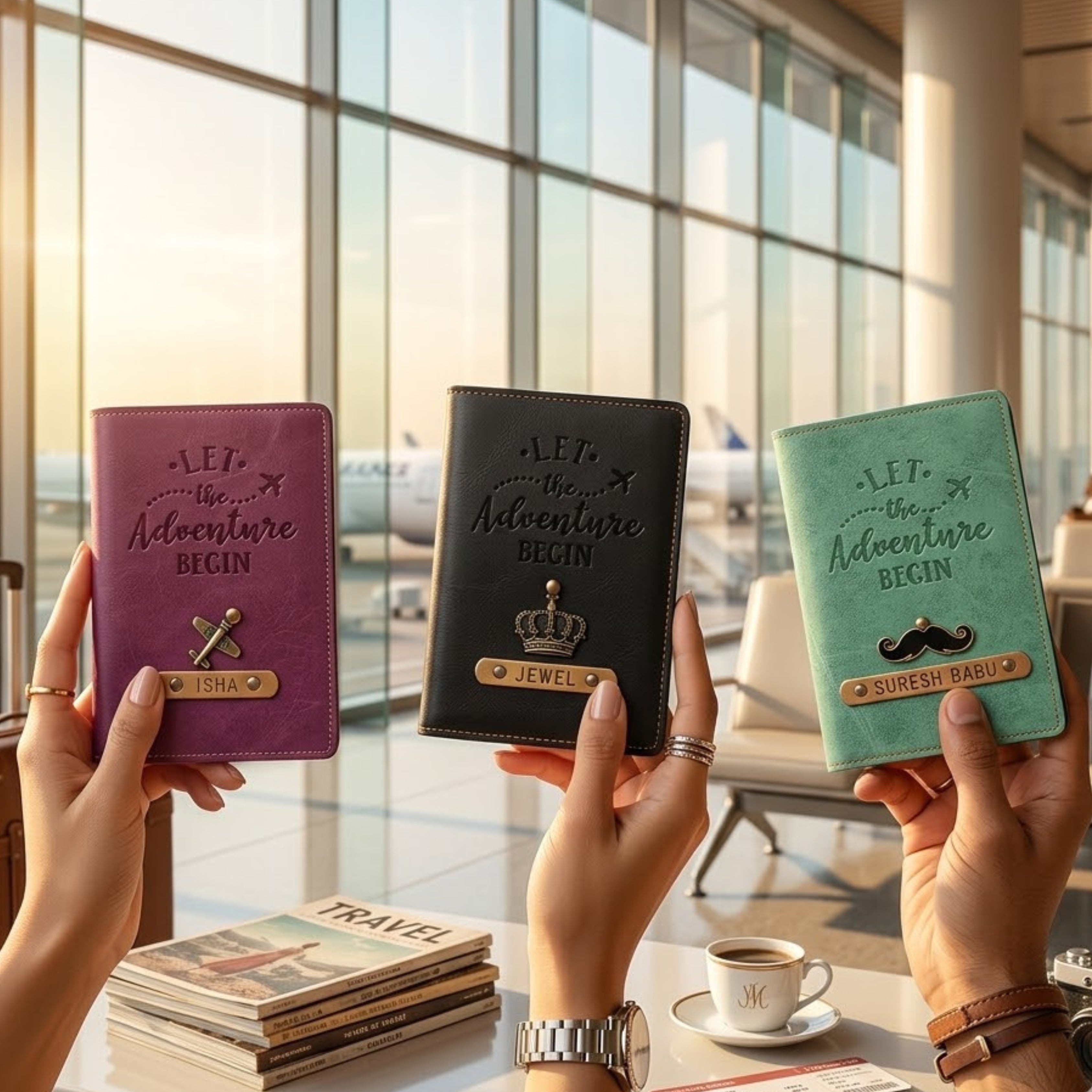 Let The Adventure Begin -  Passport Cover