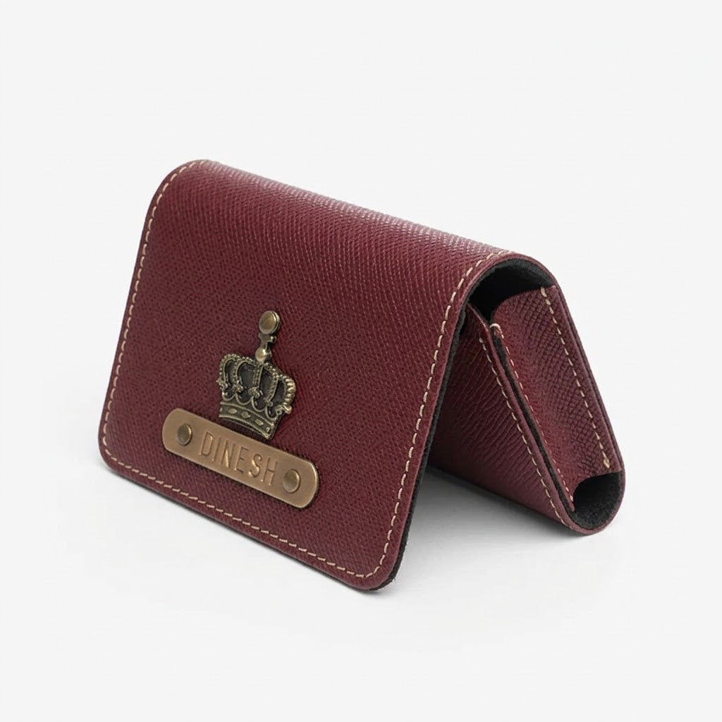 Business Card Holder/Wallet - Wine