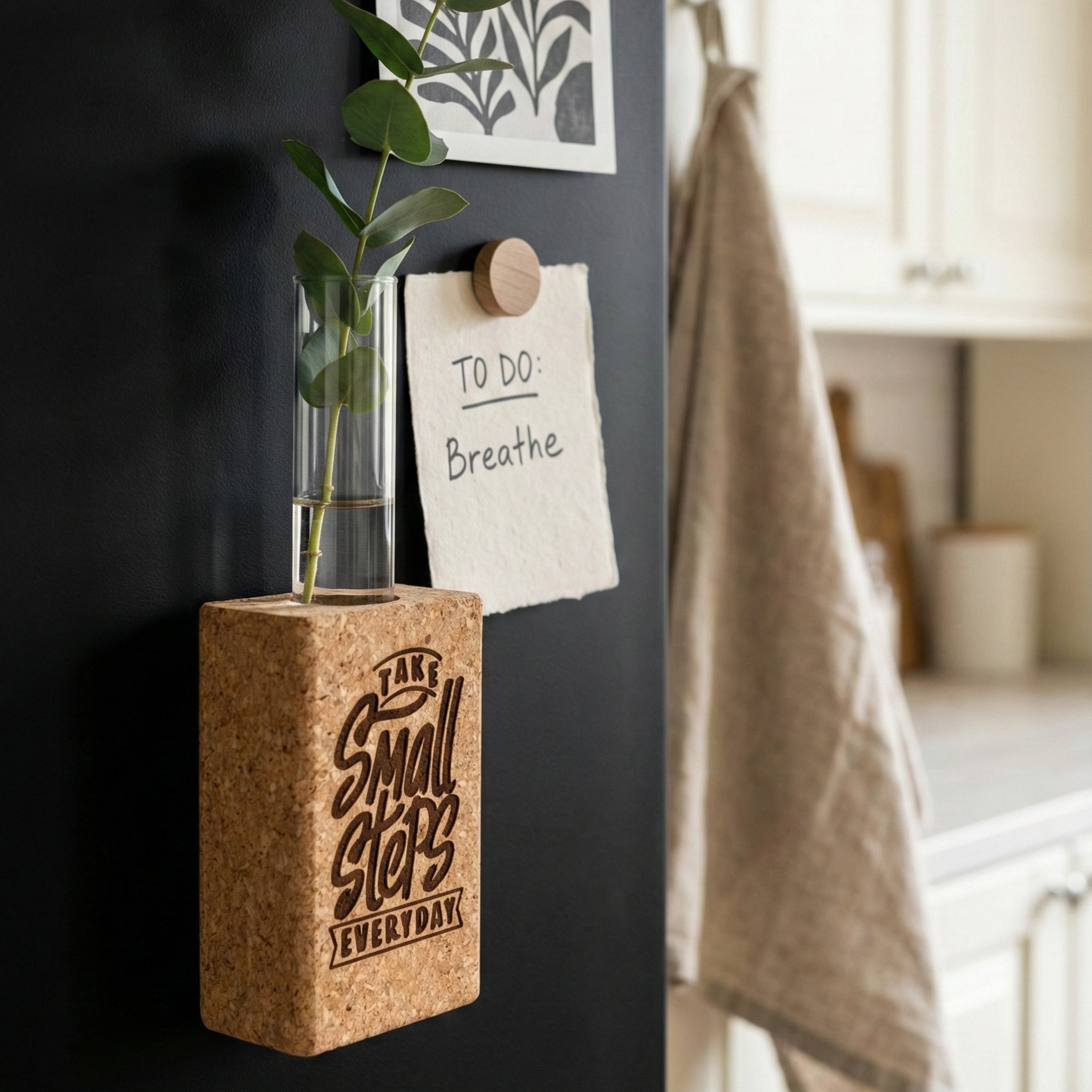 Magnetic Cork Planter - Take small steps