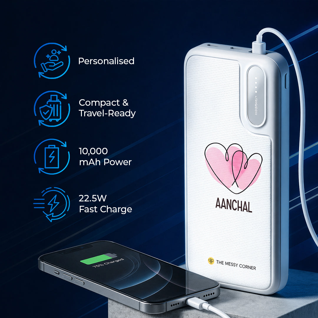 Personalised Powerbank - One Love