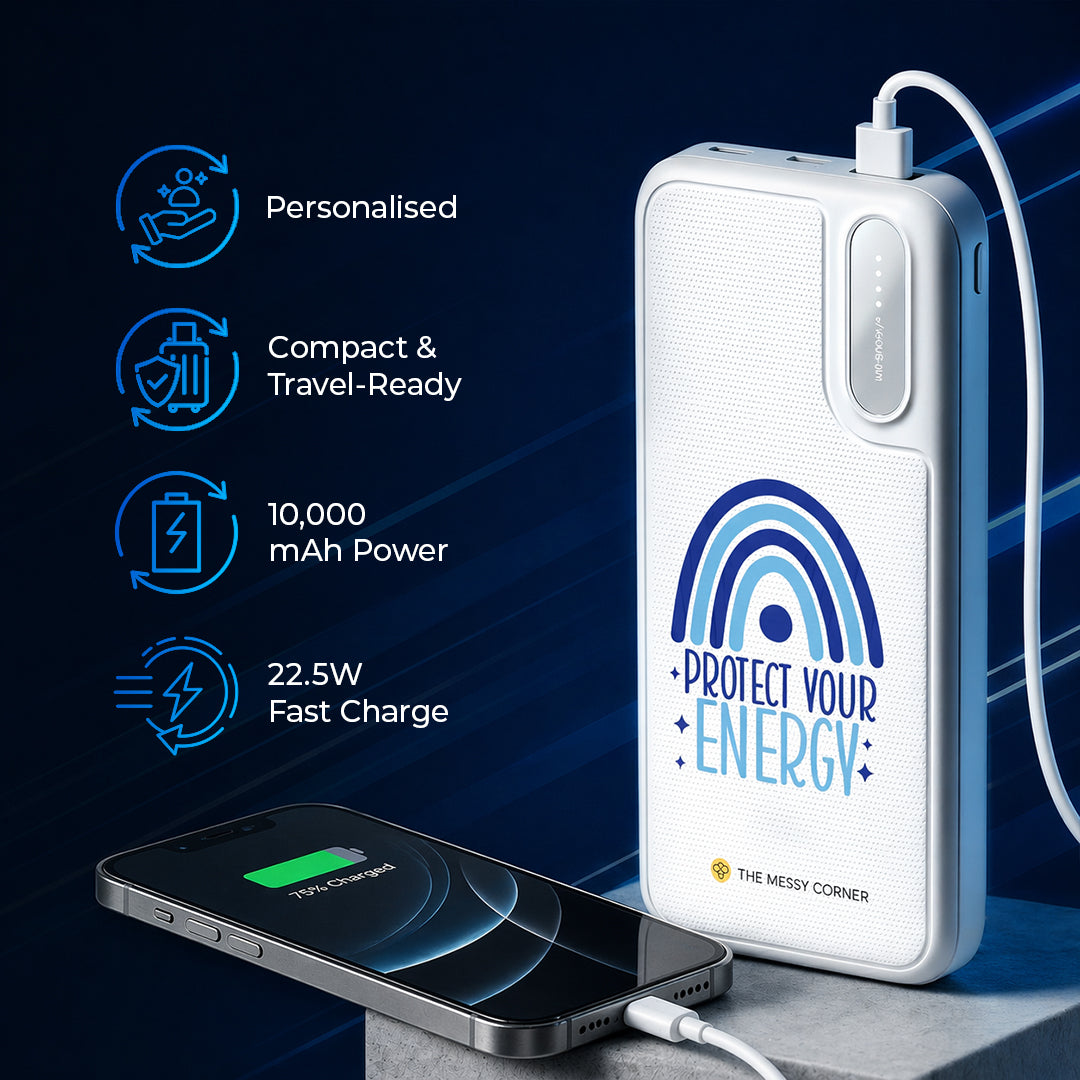 Personalised Powerbank - Protect your Energy