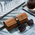 Eyewear Case With Strap - Tan