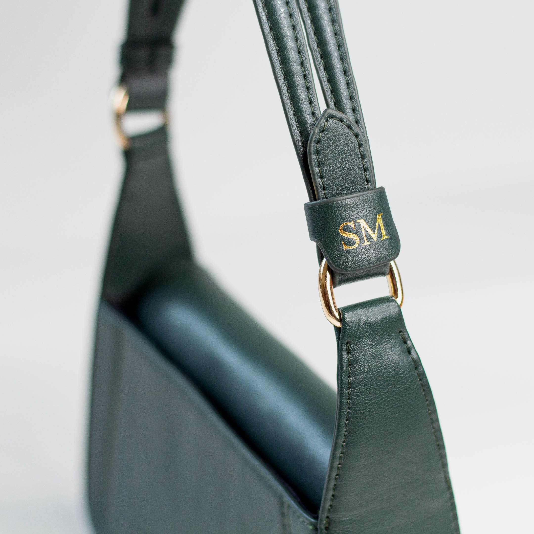 Personalised Women's Shoulder Bag- Green