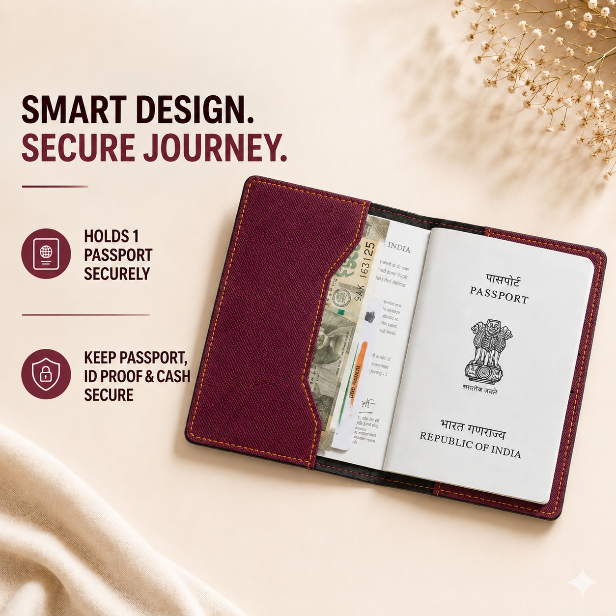 Passport Cover - Work Save Travel Repeat