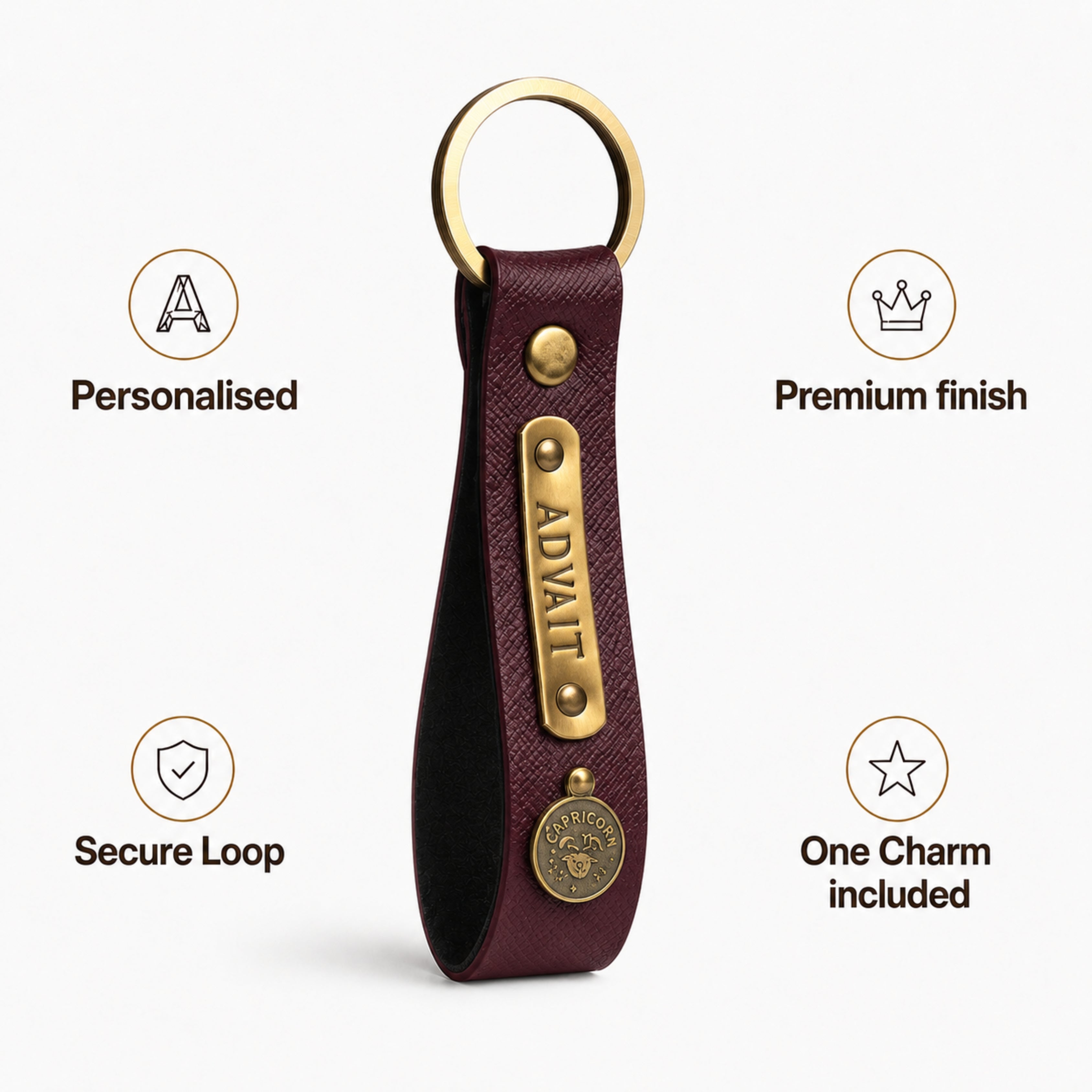 Personalized Keychain - Wine