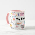 Ceramic Mug – Heartfelt Mug for Sister