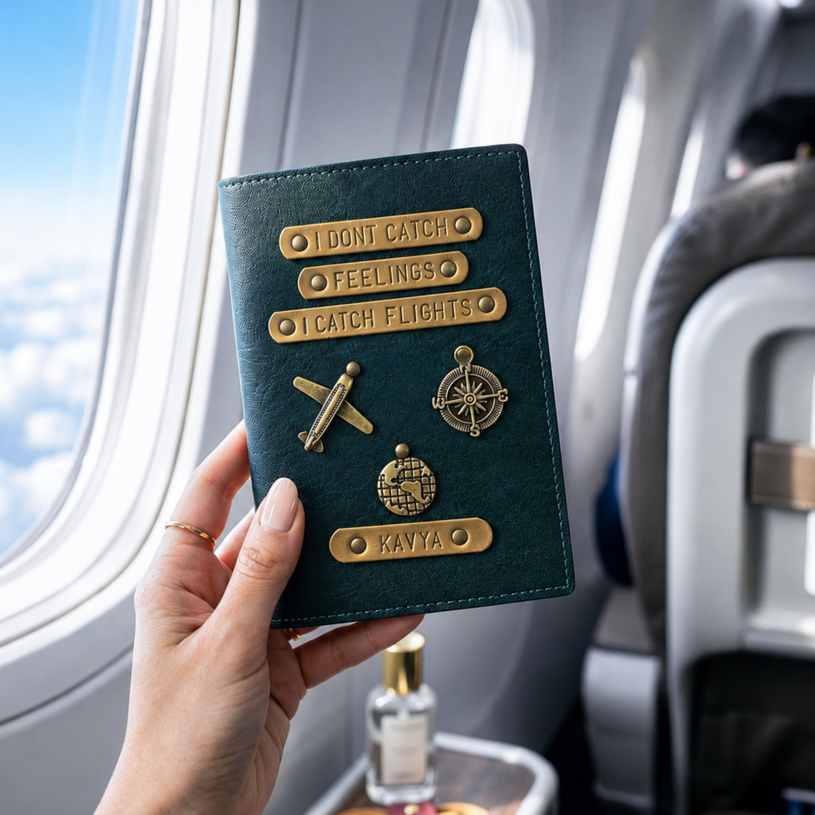 Passport Cover - I Don't Catch Feelings I Catch Flights