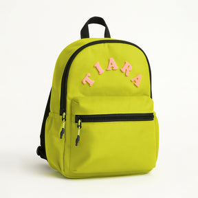Personalized Kids Backpack – For School & Travel (Lime Green)