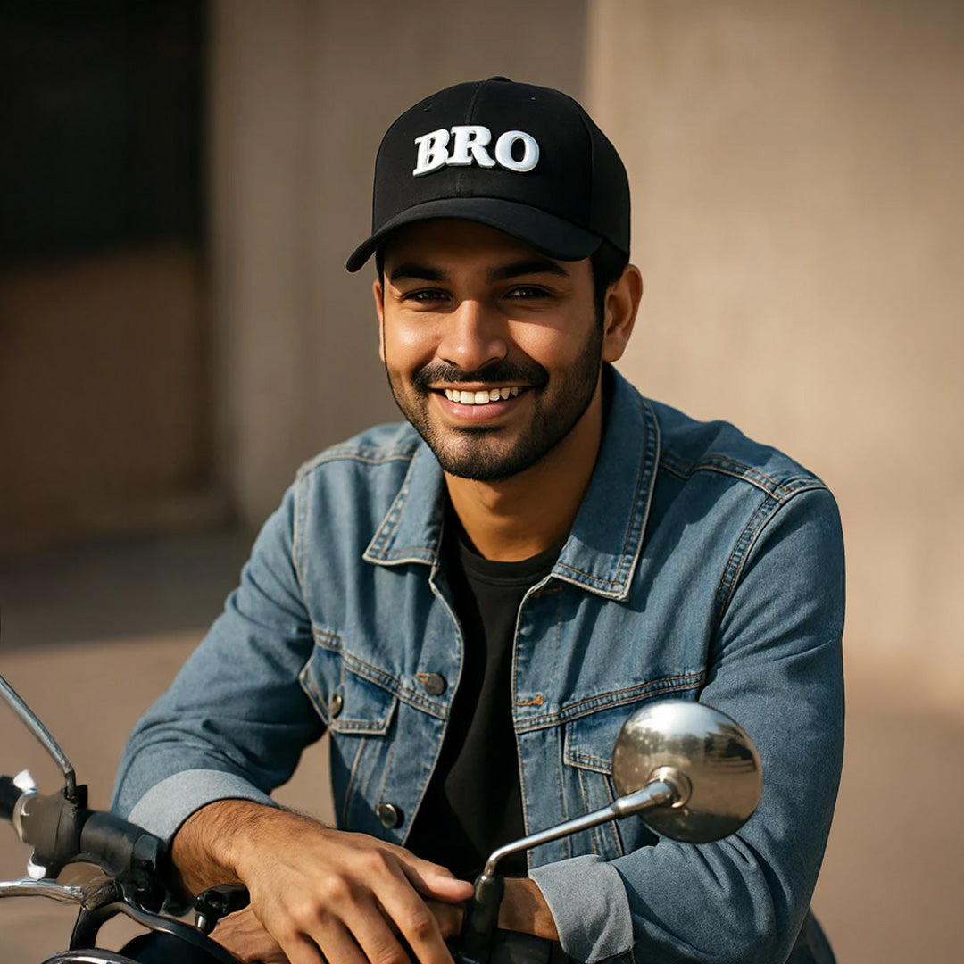 Embroidered Cap - For Bro | Raksha Bandan Gift for Bhai