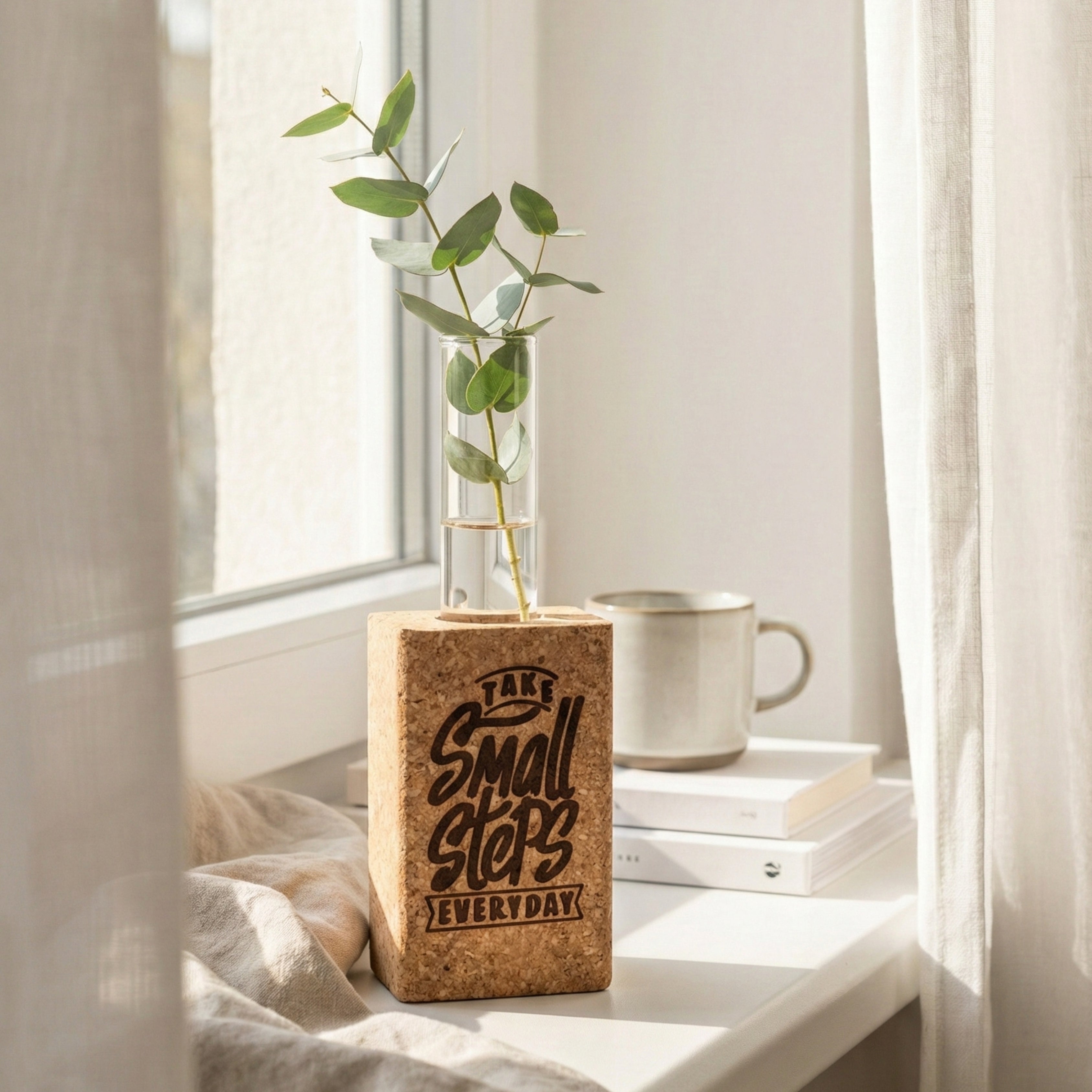 Magnetic Cork Planter - Take small steps