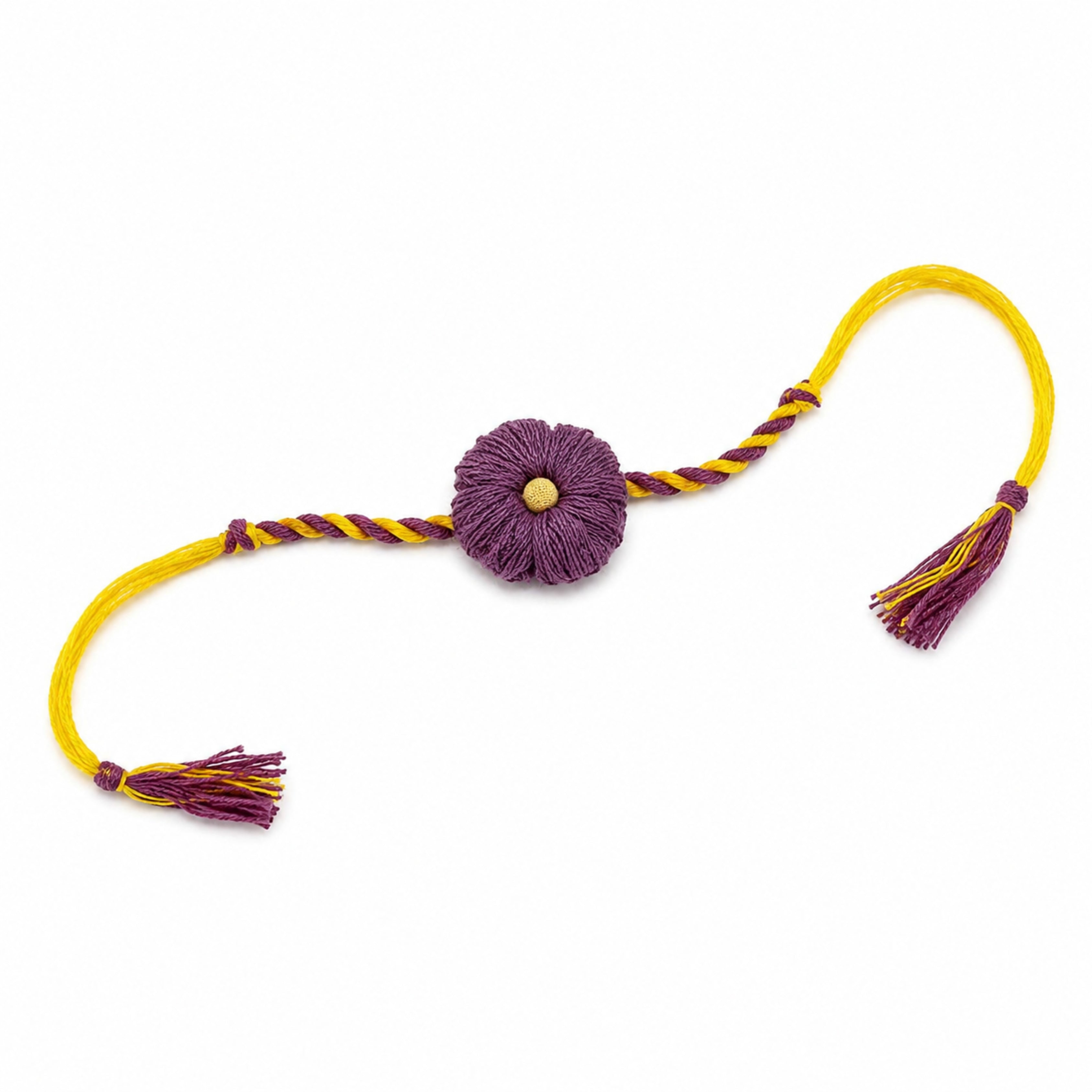 Raksha & Roots - Plantable Seed Rakhi - Lilac - Ladyfinger