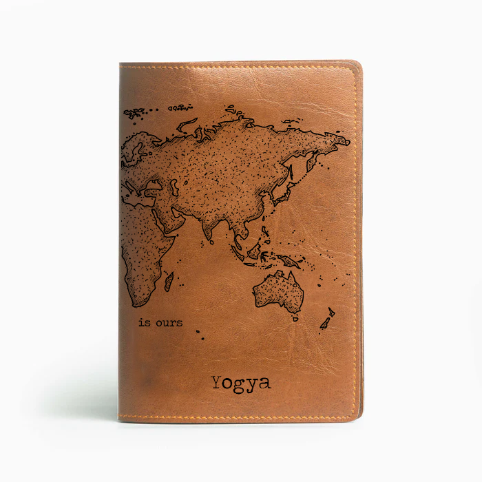 The World is Ours - Personalized Couple Passport Cover