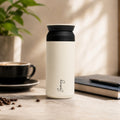 Personalised Insulated Coffee Tumbler- Ivory