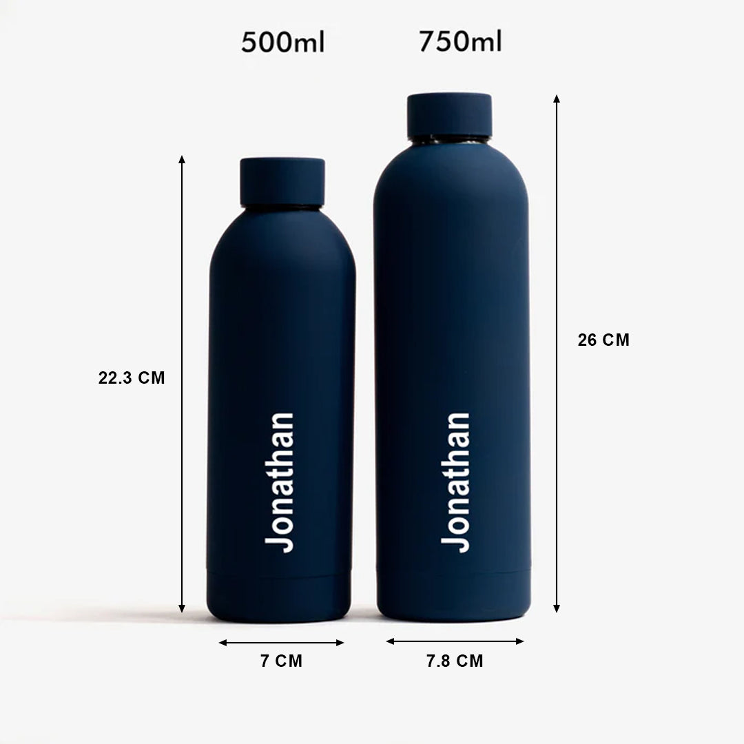 Quench - Personalised Water Bottle - Space Blue