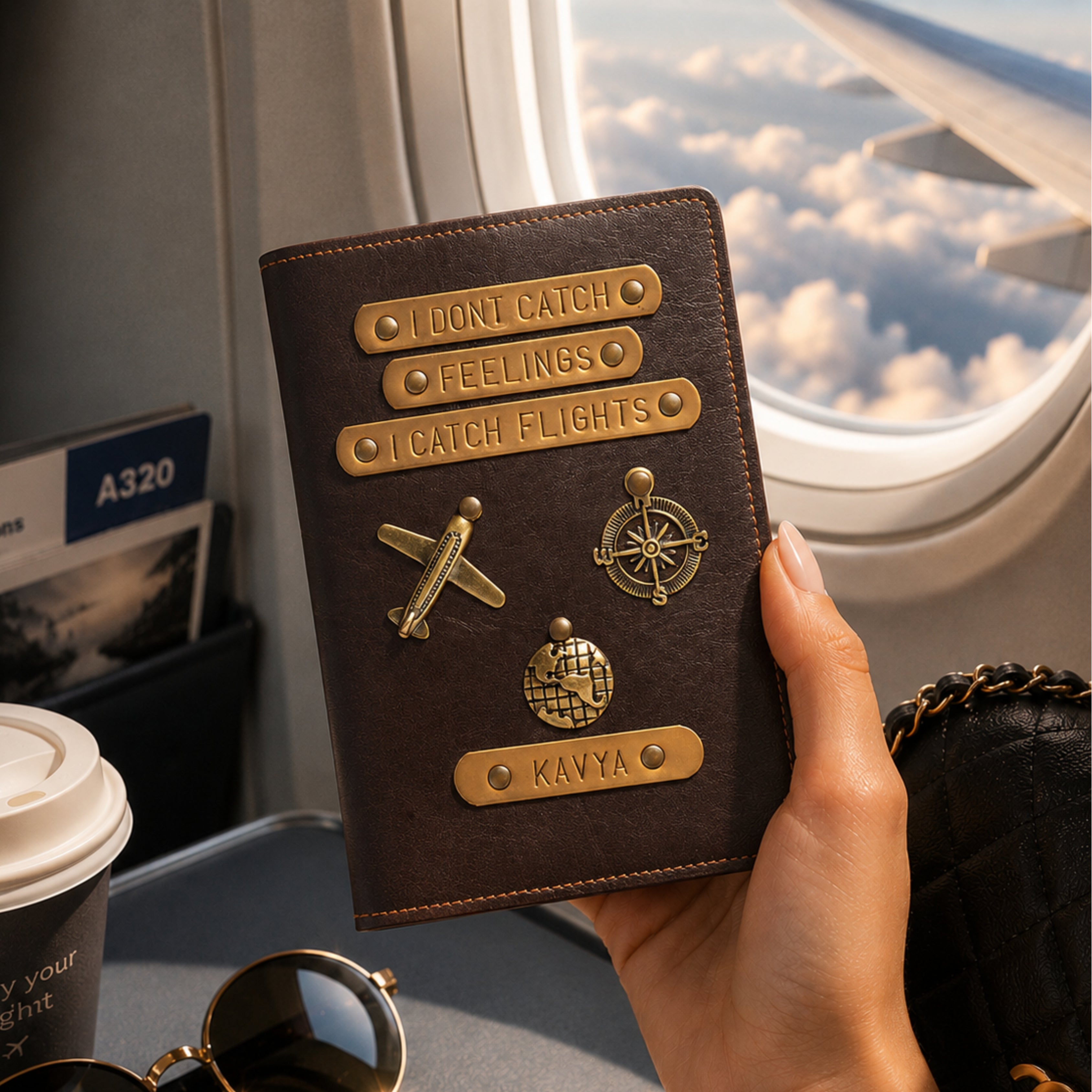 Passport Cover - I Don't Catch Feelings I Catch Flights