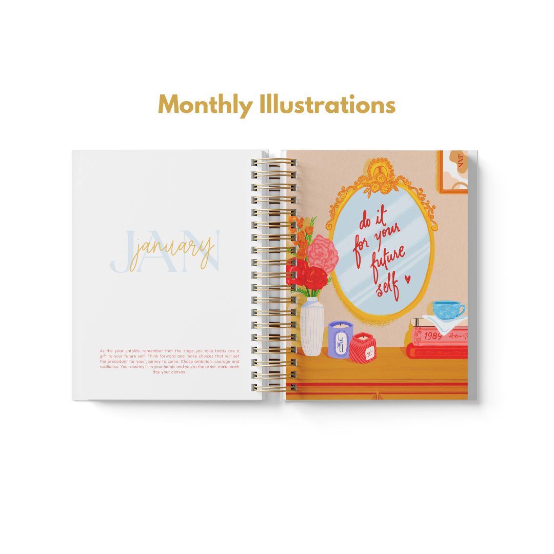 Personalised Planner 2024- Bloom (Dated)