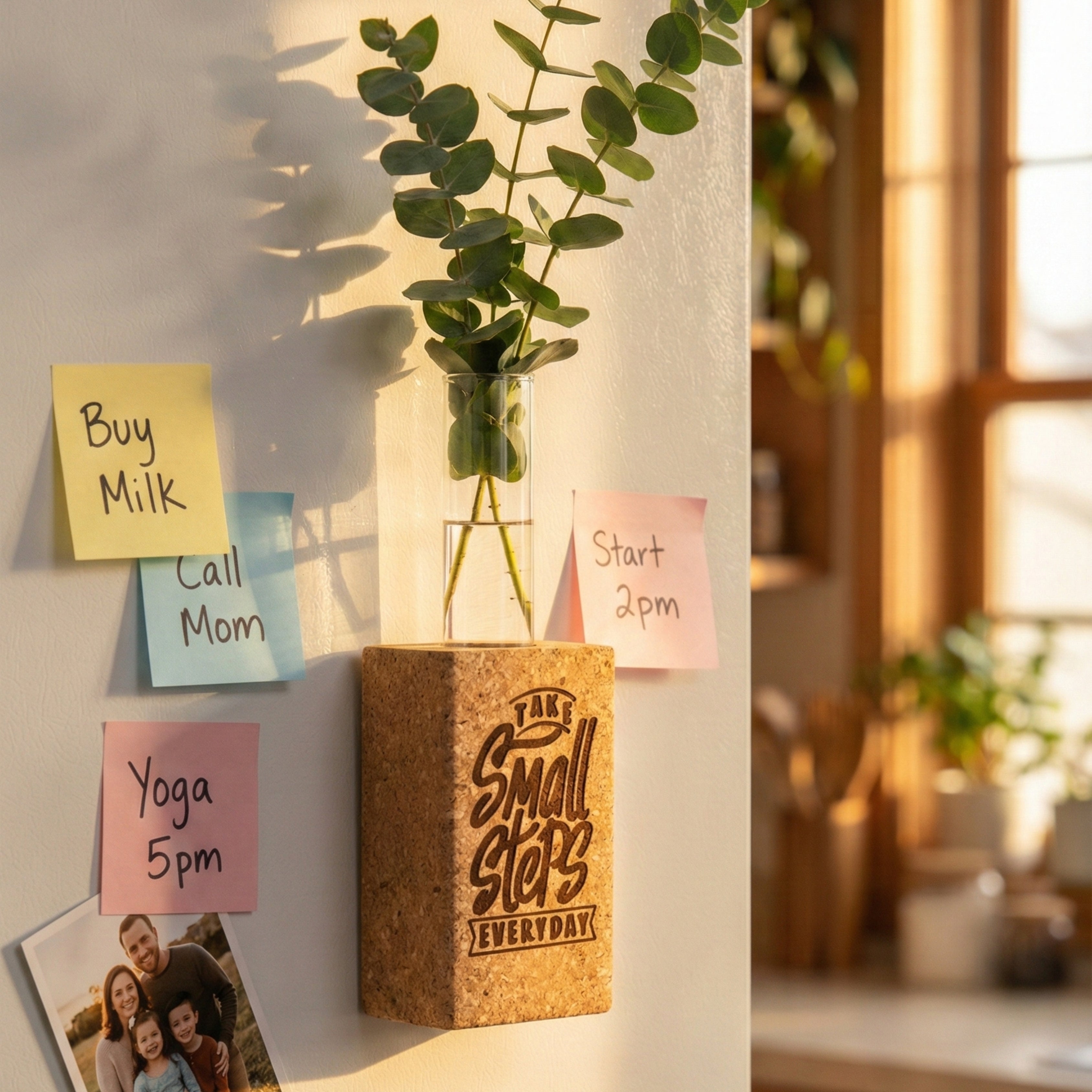 Magnetic Cork Planter - Take small steps
