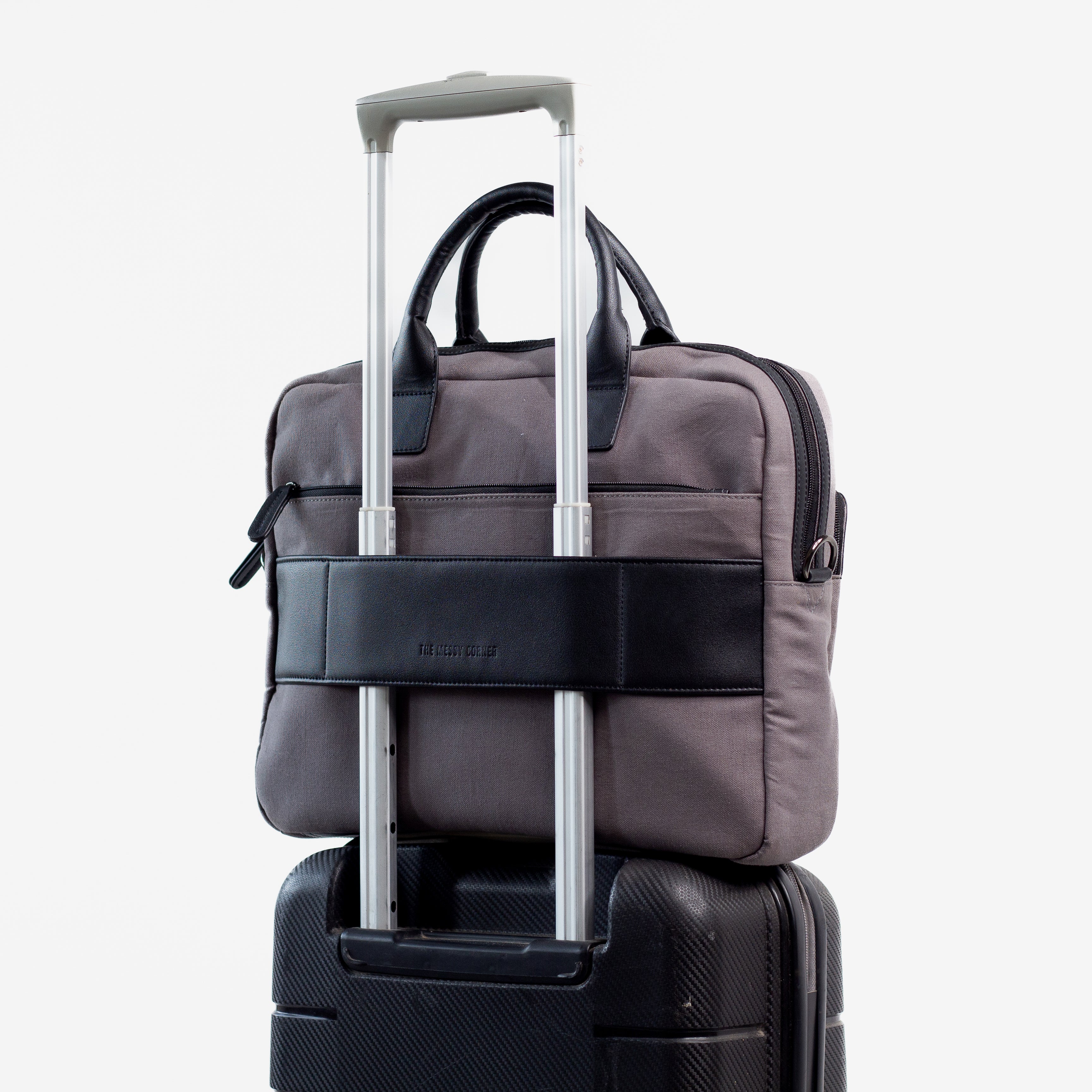 Personalised Urban Laptop Bag - Grey