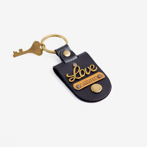 Personalised Photo Keychain - Black