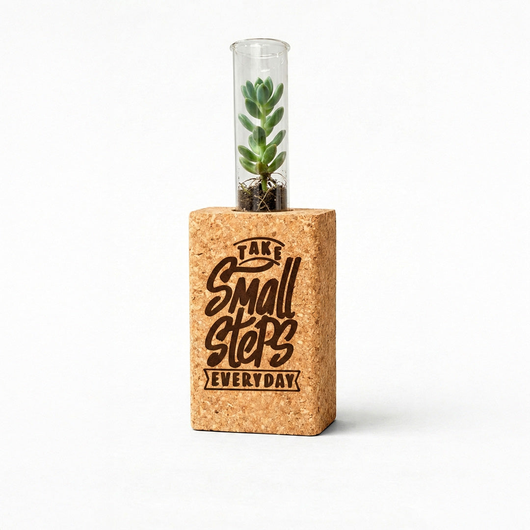 Magnetic Cork Planter - Take small steps