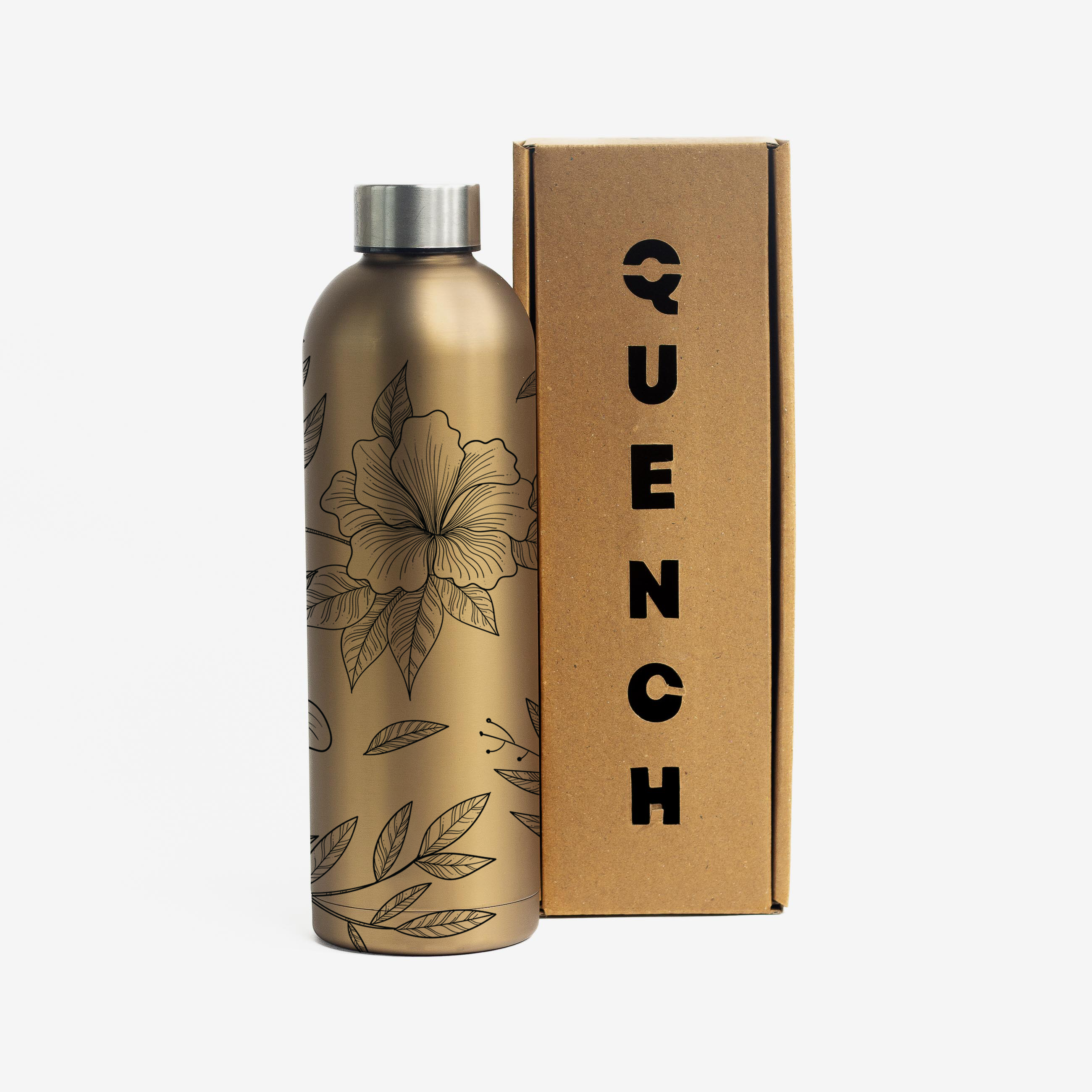 Quench Insulated Water Bottle - Hibiscus