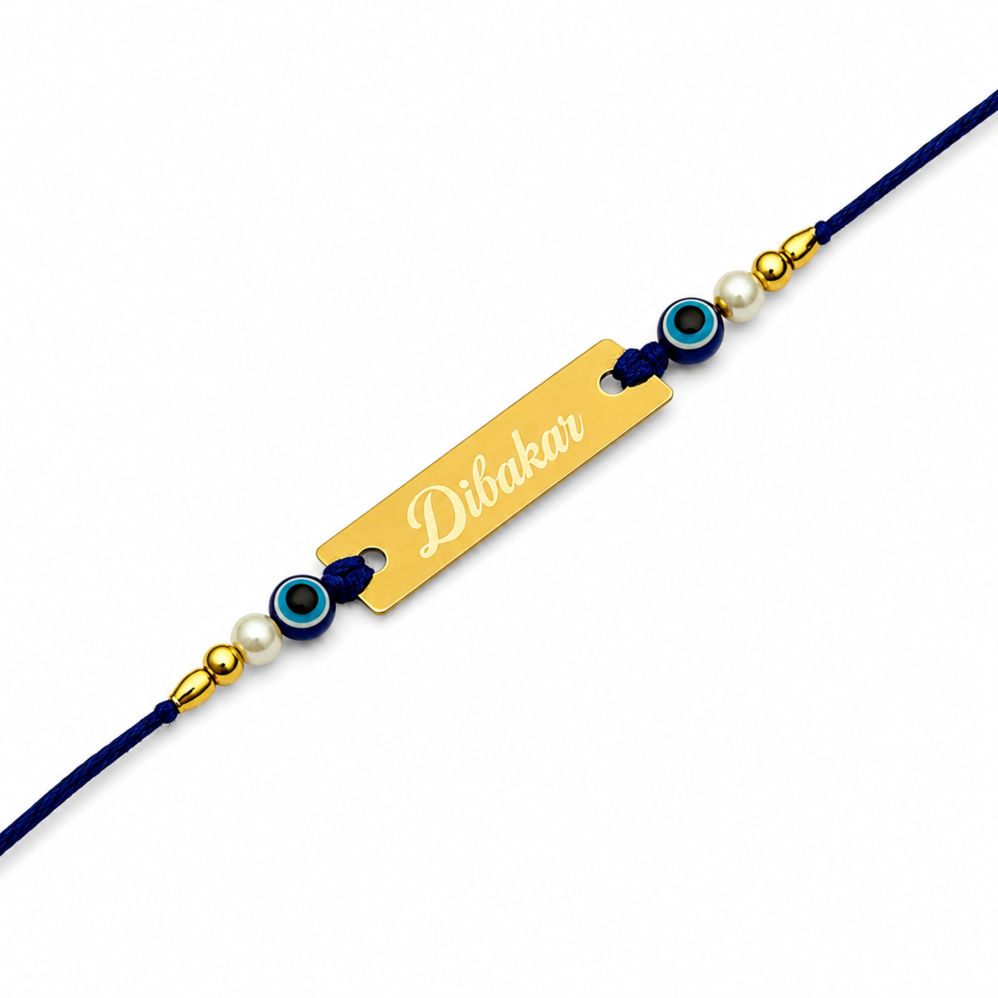 Personalised Engraved Rakhi- Evil Eye