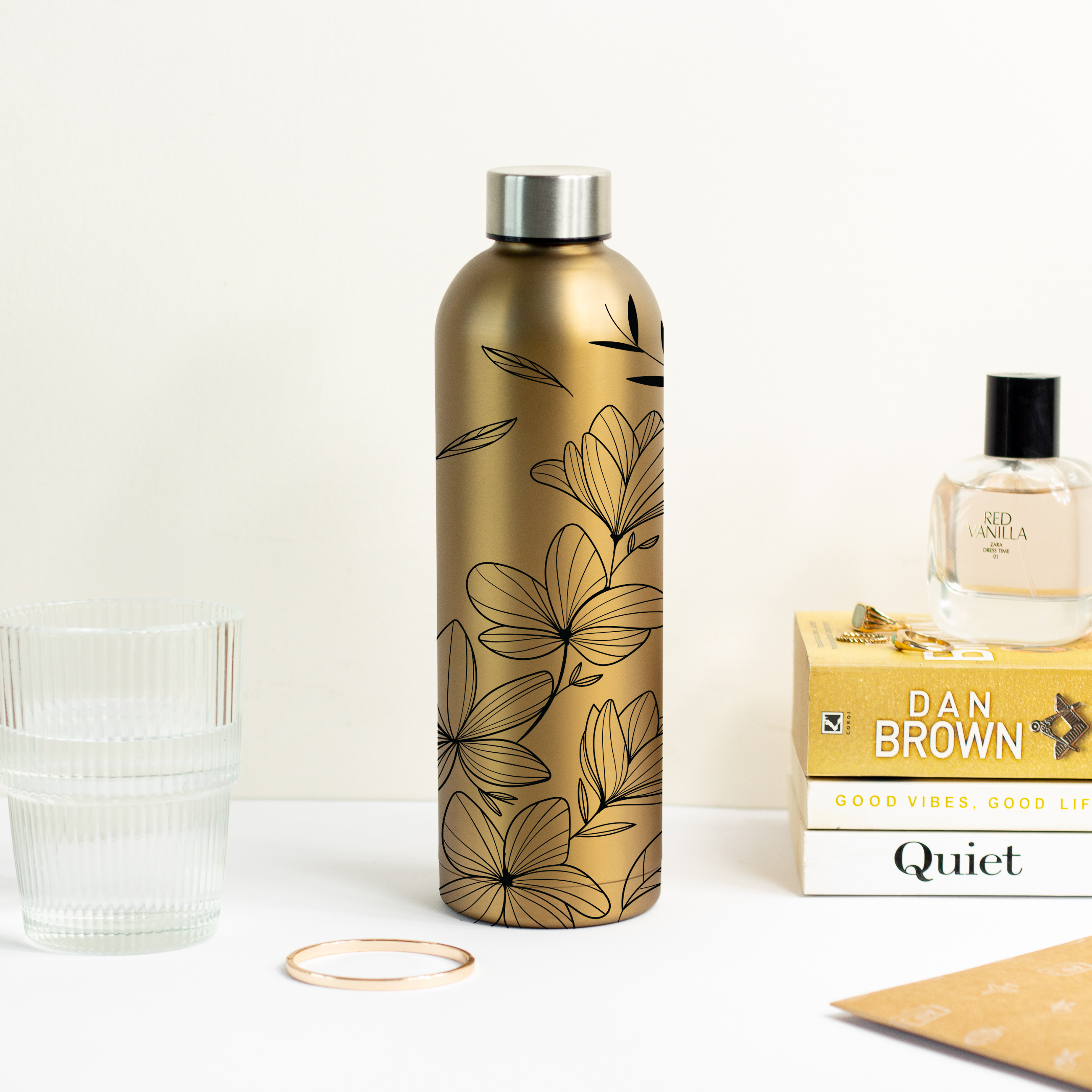 Quench Insulated Water Bottle - Flora