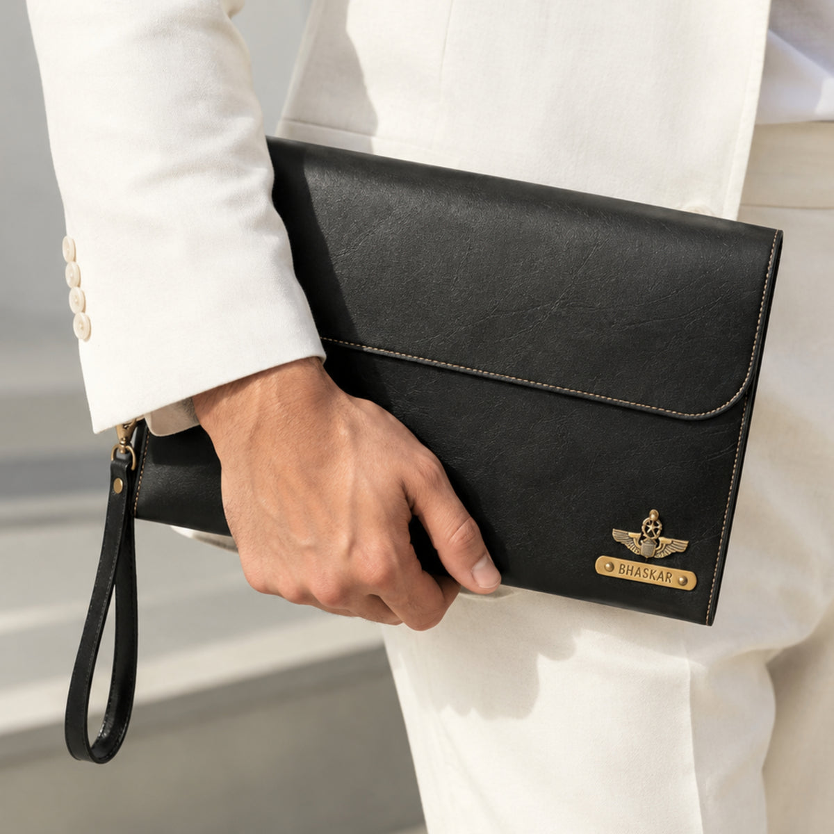 Personalized Laptop/Macbook Sleeve - Black - 13 inches