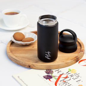 Personalised Insulated Travel Tumbler- Black