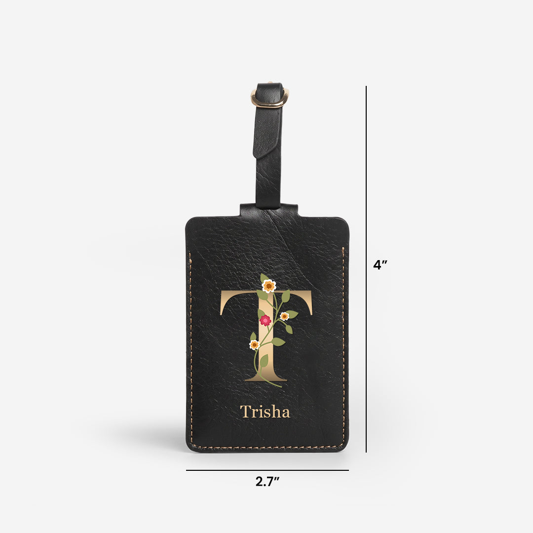Personalised Luggage/Baggage Tag - Blossom