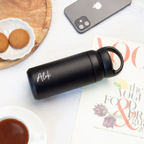 Personalised Insulated Travel Tumbler- Black