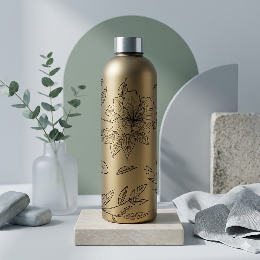 Quench Insulated Water Bottle - Hibiscus