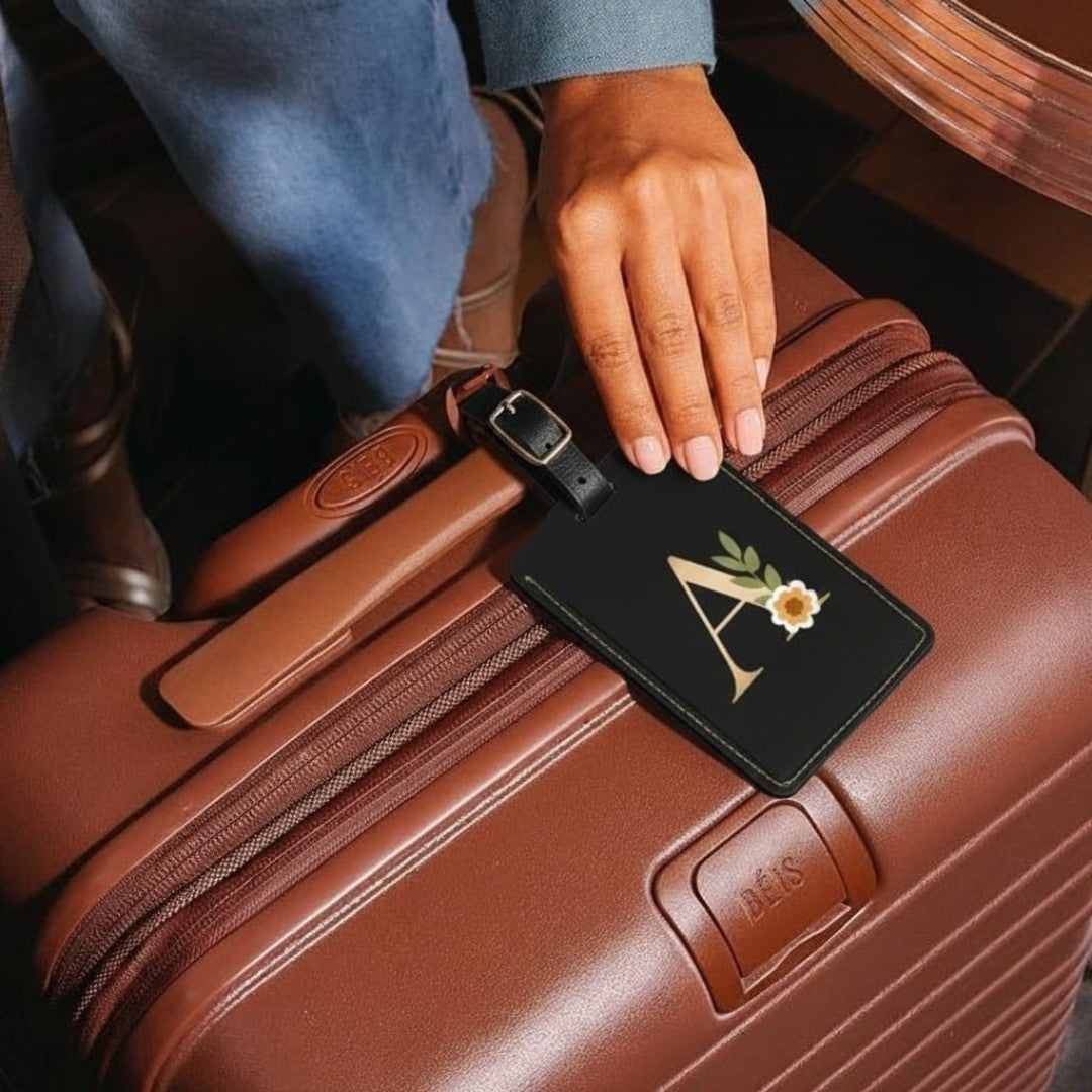Personalised Luggage/Baggage Tag - Blossom
