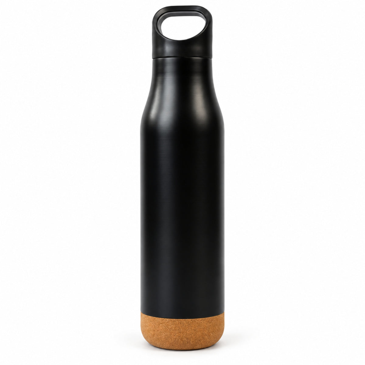 Kairo Cork Bottle with Handle – Black